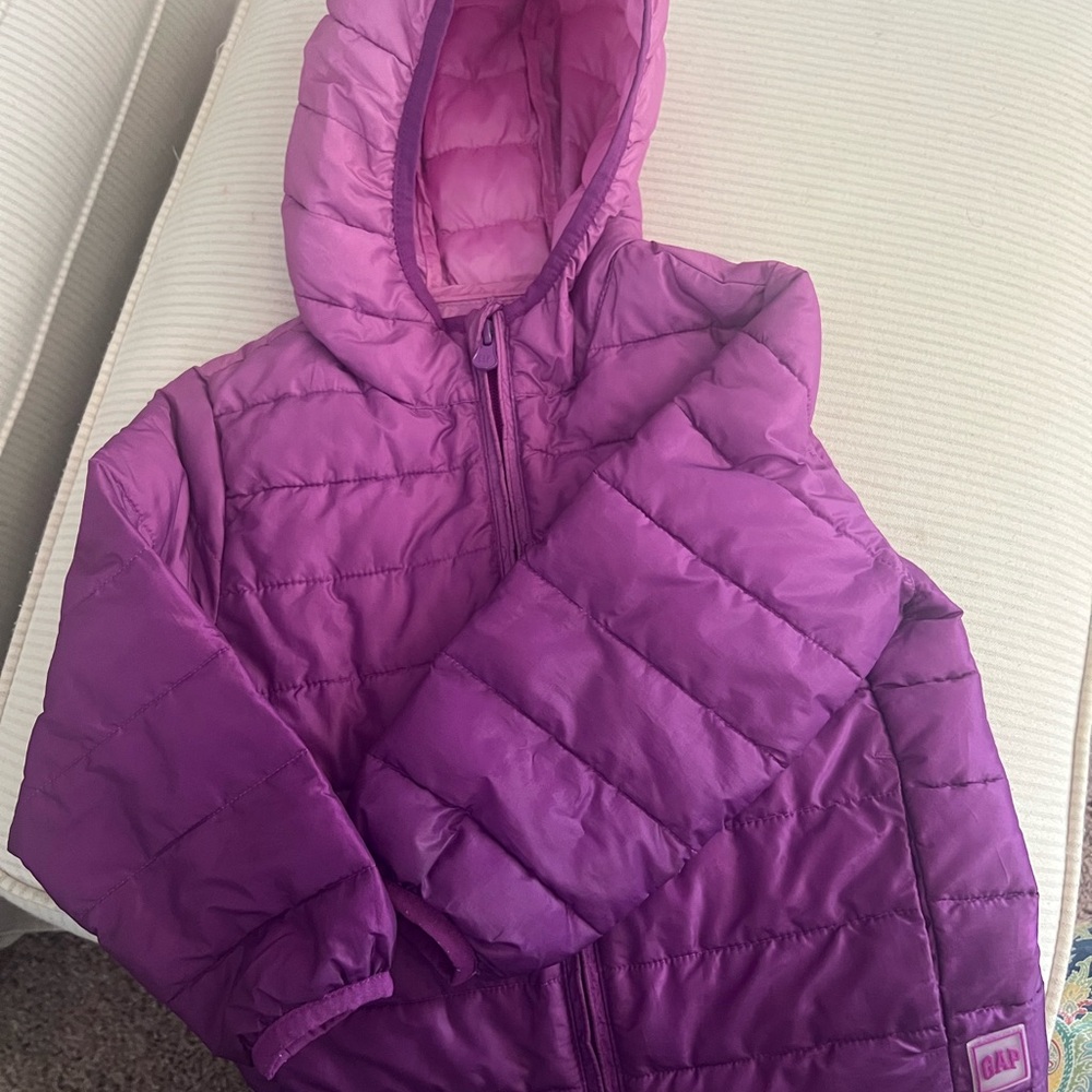 GAP Purple Puffer Jacket